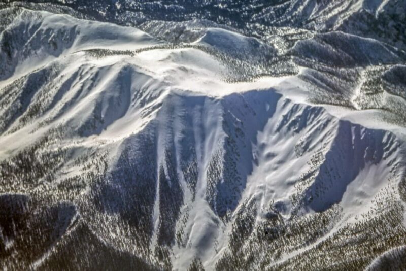 Areal View of San Gorgonio Mountain, San Bernardino, California, USA