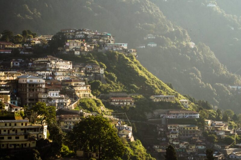 Sunset View of Dehradun City, Uttarakhand, India