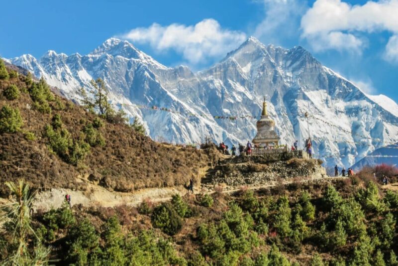 Stupa, namche Bazaar, Nepal