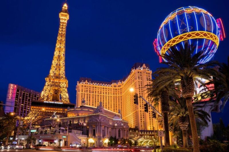 The Eiffel Tower in Las Vegas Nevada, United States