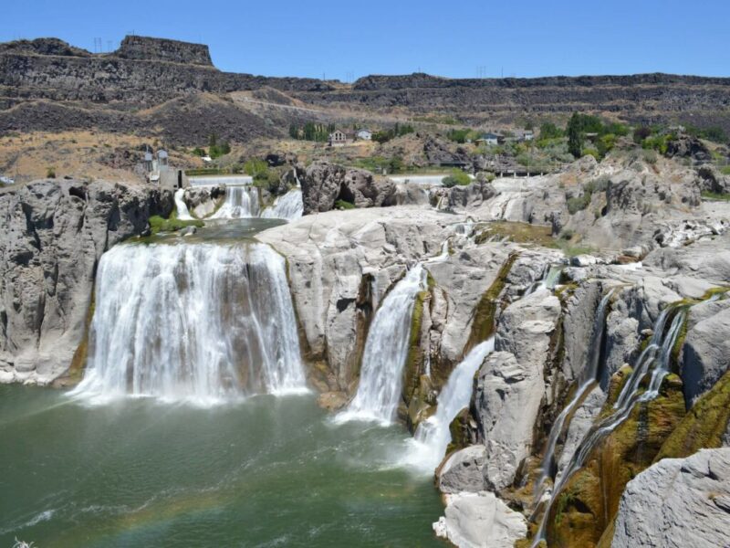 Aerial View of Idaho Falls, ID, United States | Does it Snow in Idaho?