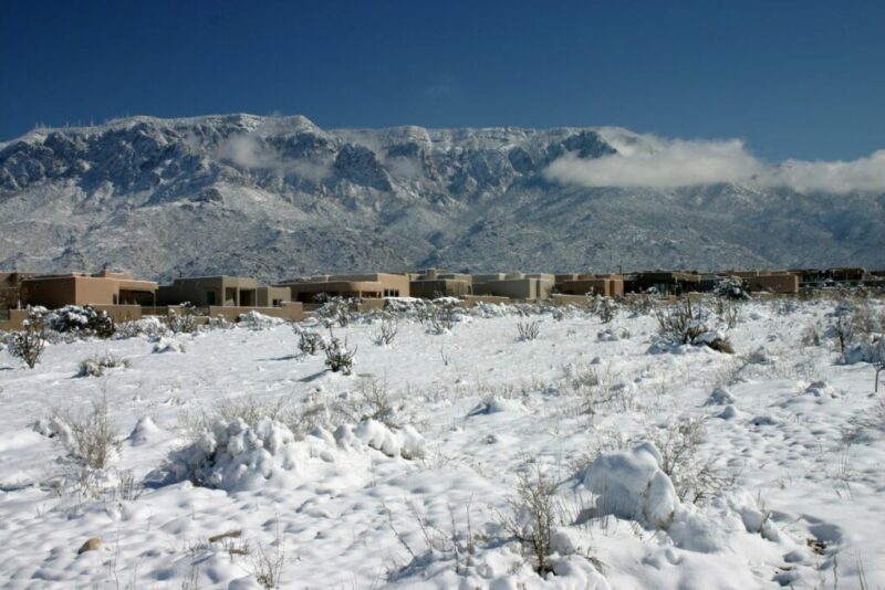 Albuquerque in snow