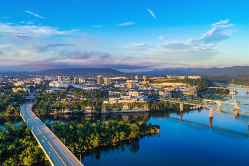 Areal View of Chattanooga, Tennessee