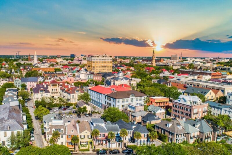 Downtown Charleston South Carolina Skyline | Does it Snow in South Carolina?