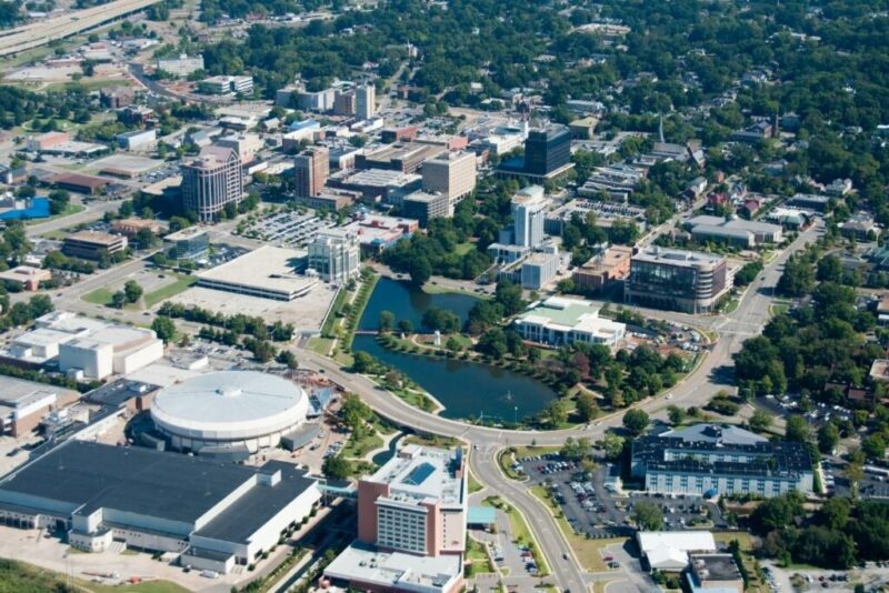 Does it Snow in Huntsville? |  Areal View of Huntsville, Alabama