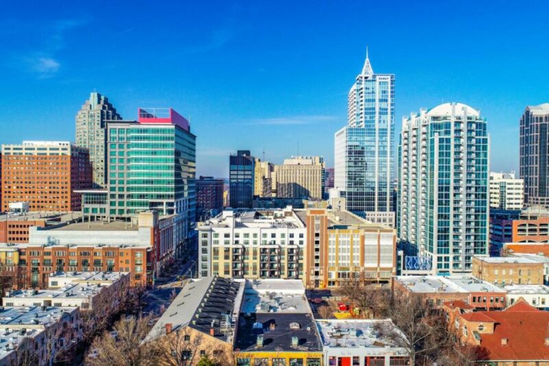 Areal View of Raleigh, North Carolina | Does it Snow in Raleigh, North Carolina?