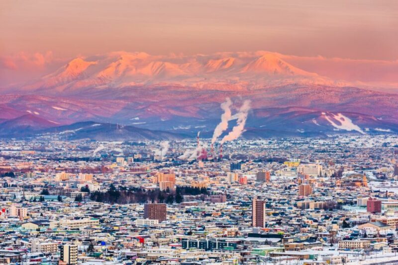 Asahikawa, Hokkaido, Japan Skyline | Does it Snow in Japan?