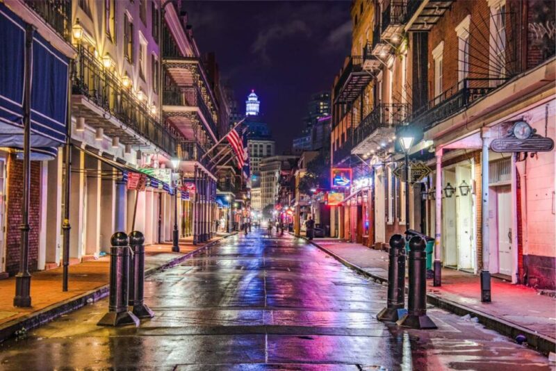 Bourbon Street in Downtown New Orleans, Louisiana, USA | Does it Snow in New Orleans, Louisiana?