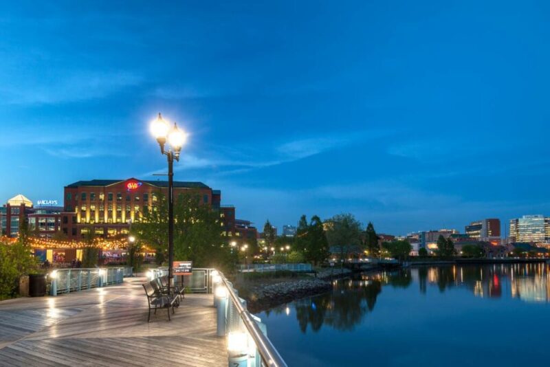 Downtown Wilmington, Delaware Riverfront | Does it Snow in Delaware?