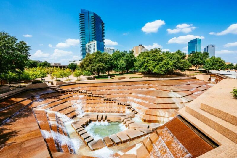 Fort Worth Water Gardens, Texas | Does it Snow in Fort Worth?