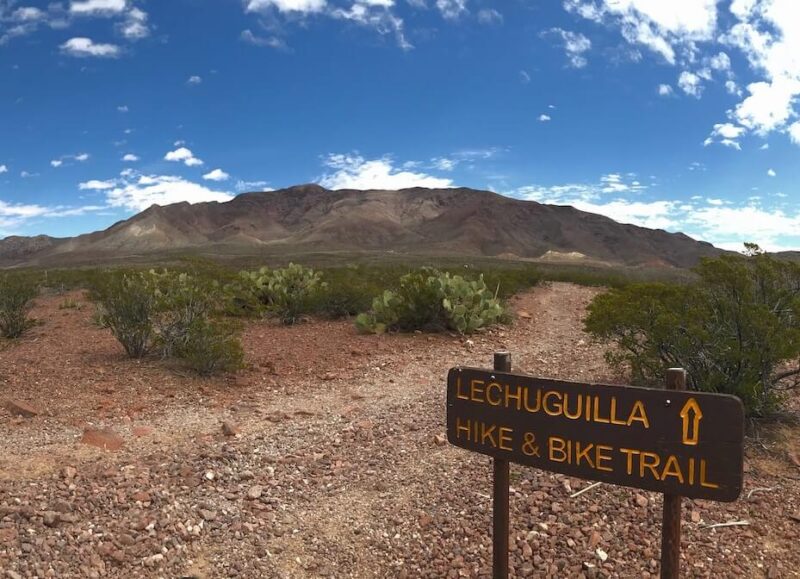 Hiking Trail in the Franklin Mountains State Park, El Paso, United States | Snow in El Paso