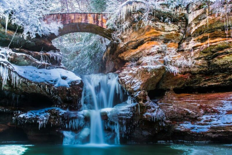 Hocking Hills Ohio in Winter | Does it Snow in ohio?