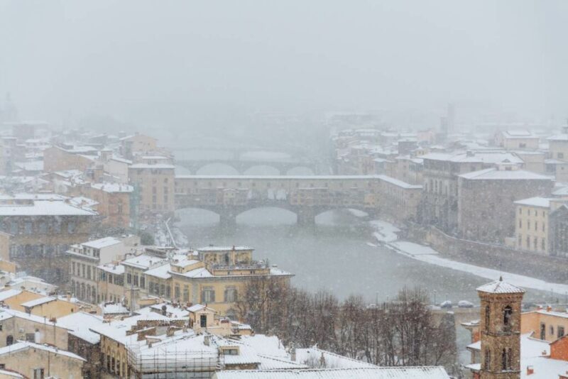 Italy, Florence with Snow in the Winter | Does it Snow in Florence, Italy?