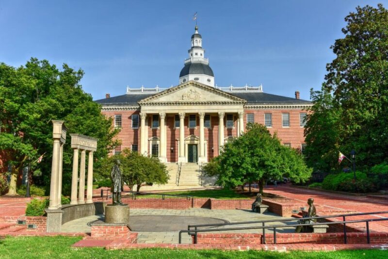 Maryland State House, Annapolis, Maryland, USA