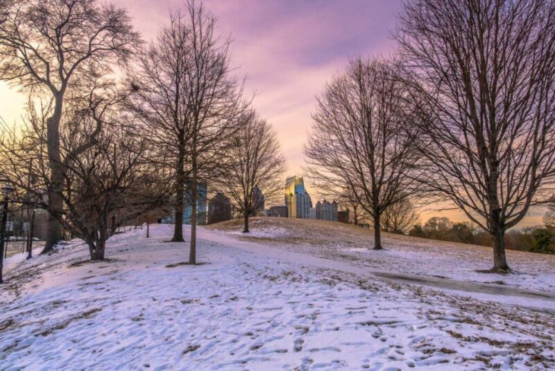 Midtown Atlanta, Georgia in Winter | Does it Snow in Atlanta