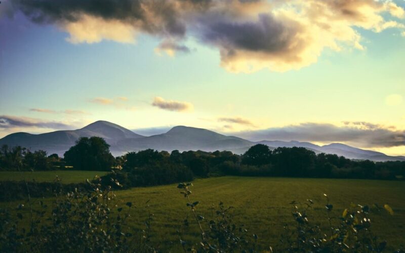 Mourne Mountains in County Down, Northern Ireland