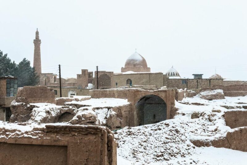 Old City of Nain in Iran in Winter | Does it Snow in Iran?