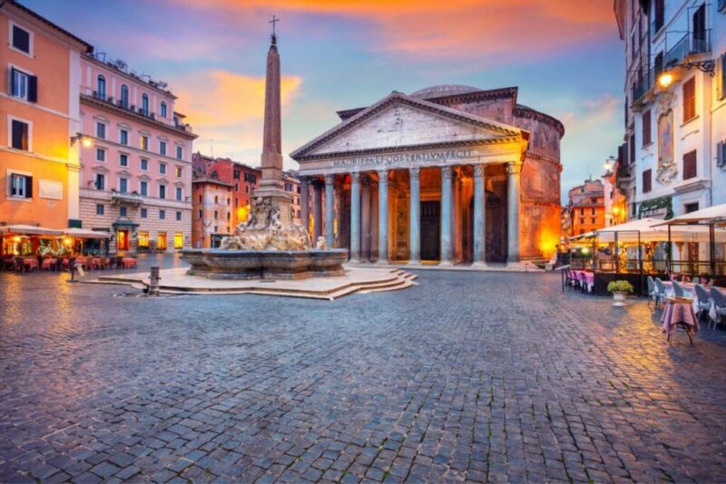 Pantheon, Rome | Does it Snow in Rome, Italy?