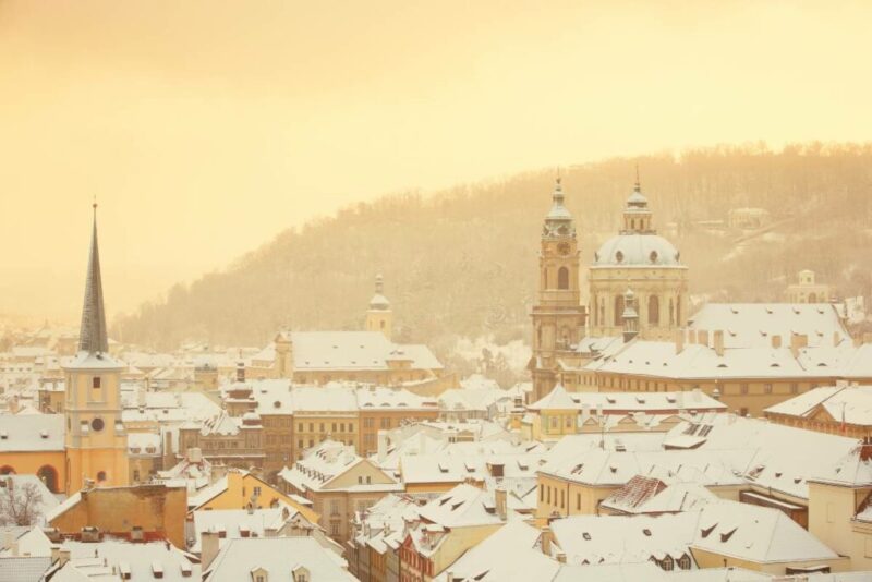 Snowfall in Prague  during winter | Does it Snow in Prague?