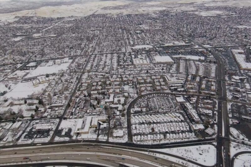 Reno Nevada Aerial View | Does it Snow in Reno?