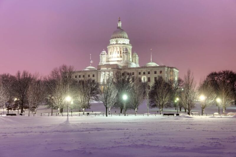 Rhode Island State House, Rhode Island, USA | Does it Snow in Rhode Island?