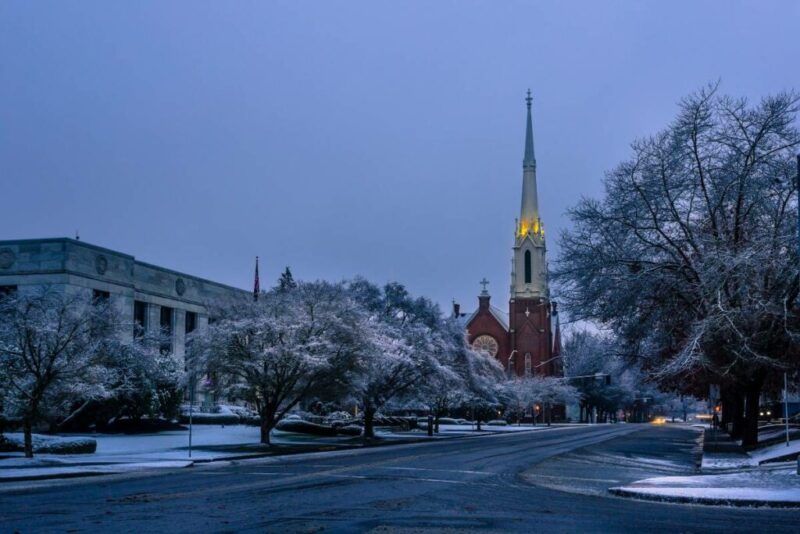 Salem First United Methodist Church, Salem, Oregon | Does it Snow in Salem, OR?