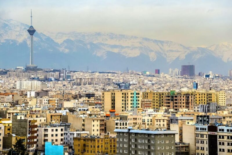 Tehran City in Iran