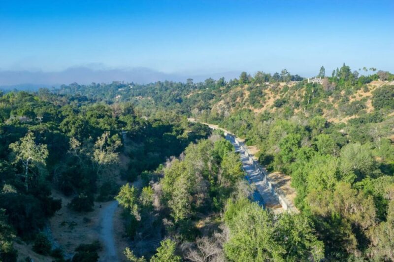 The Arroyo Seco Canyon in Pasadena, California