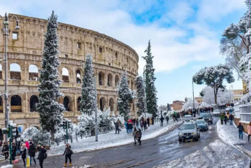 The Coliseum, Rome, Italy | Does it Snow in Rome?