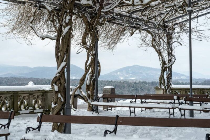 View of Asheville from a Terrace | Does it snow in Asheville?