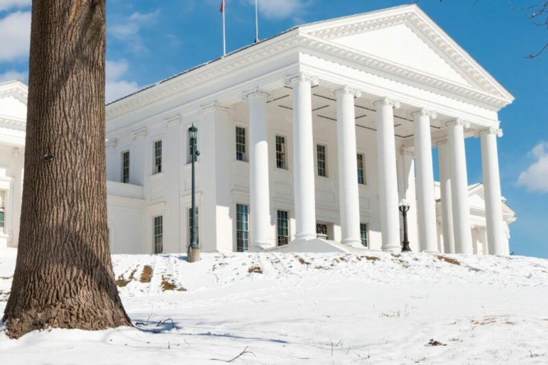 Virginia State Capitol - Richmond Winter | Does it Snow in Richmond, VA?