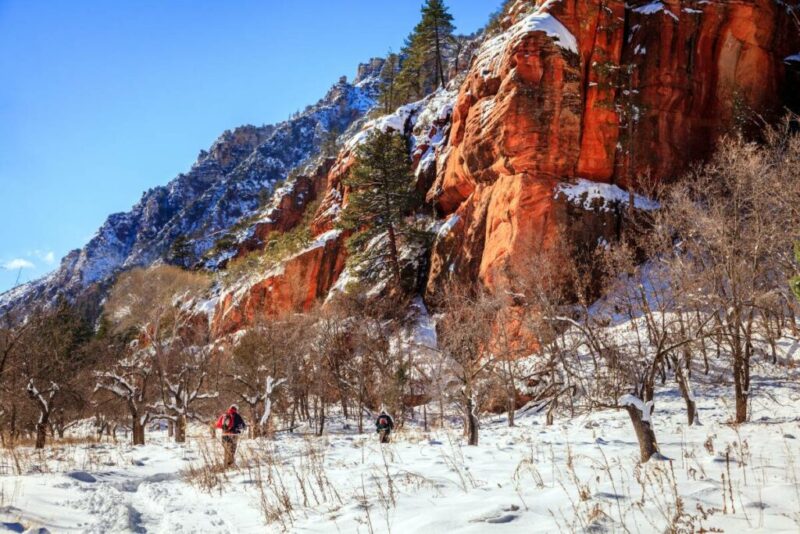 West Fork Trail in Oak Creek Canyons near Sedona, Arizona | Does it Snow in Arizona?