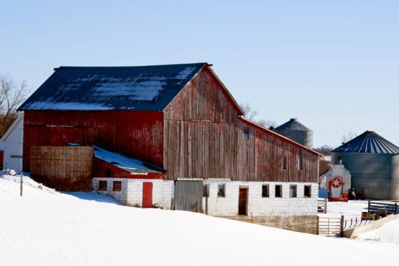Winter Farm in Wisconsin | Does it Snow in Wisconsin?