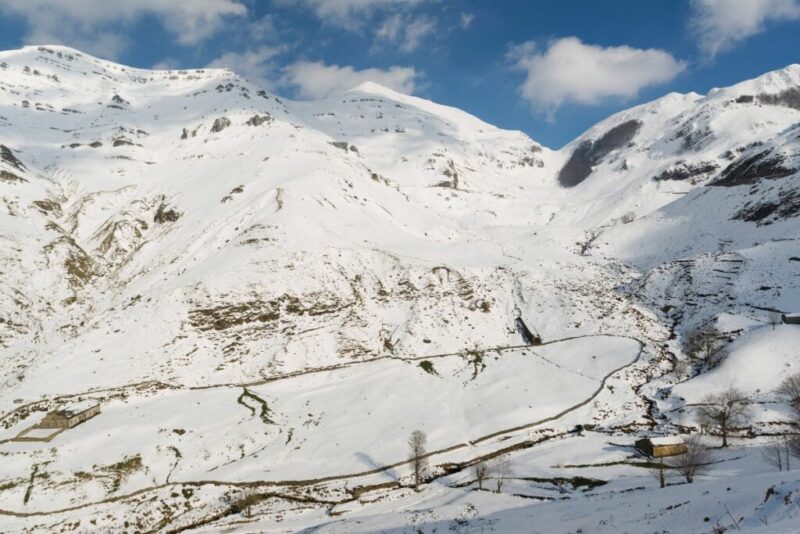 Winter Landscape in Cantabria, Spain | Does it Snow in Spain?