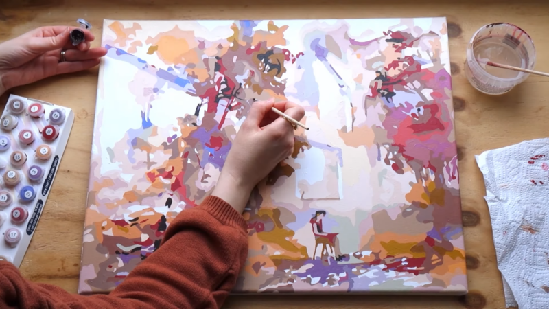 Integrating Paint by Number into Daily Life