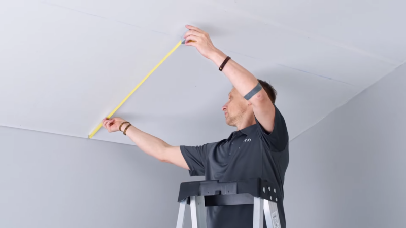 Measuring and Preparing the Ceiling